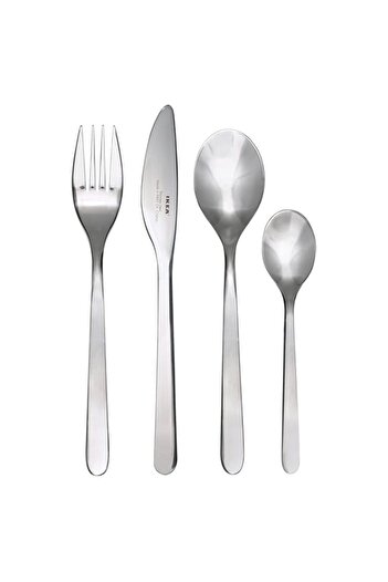 Generic IKEA Flatware Set, Stainless Steel, 22 x 14 x 4 cm