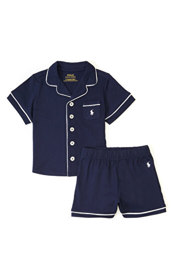 Polo Ralph Lauren Navy Blue Girls' Pajama Set