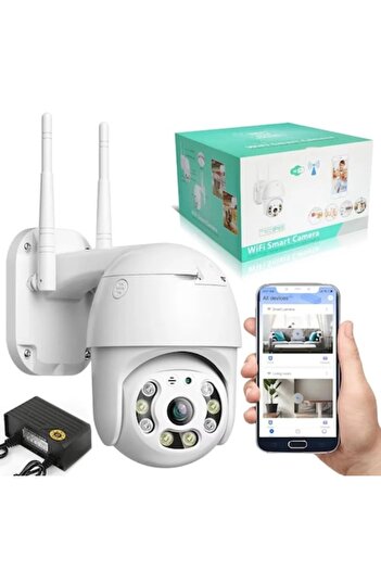OEM Promo package: WIFI PTZ Surveillance Camera, 3MP Full HD Audio-Video Night Vision IR 30m Detect
