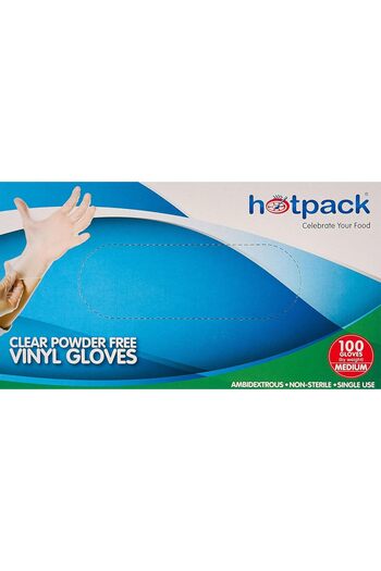 Hotpack Powder-Free Vinyl Gloves