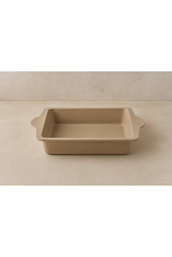 ALSAIF KITCHEN Granite Oven Baking Dish – 26×26 cm Square | Non-Stick, Heat-Resistant, Easy-Grip Handles