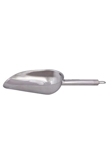 Generic RAJ STAINLESS STEEL PIPE HANDLE HEAVY SCOOP , 4 INCH , SILVER, PHHS02, Ice Scoop , Ice Picker , Pop
