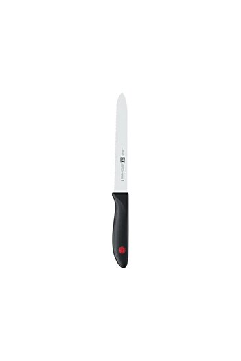 Generic Zwilling Twin Point Serrated Utility Knife 13cm. Ice-hardened Stainless Steel Knife. Rust Resistant