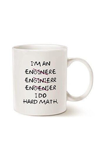 Generic MAUAG (Hard Math Mug) - Funny Coffee Mugs Wrong I'm an Engineer - I do hard math - Best Motivationa