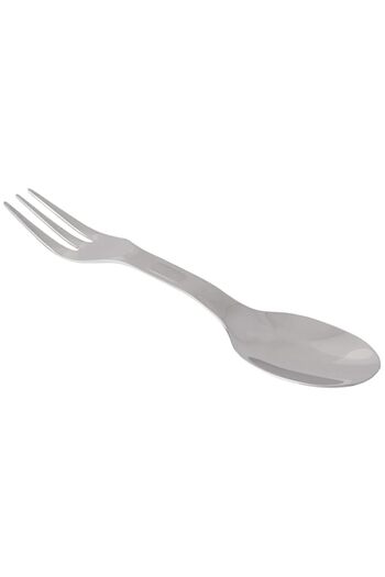 Generic Mercer Culinary M33920 Tasting Spoon and Fork, Silver, 18-8 Steel
