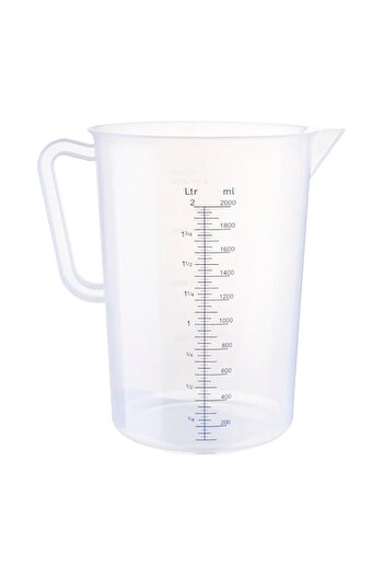 Generic Sunnex 2.0Ltr Polypropylene Measuring Jug Clear 86221, Clear