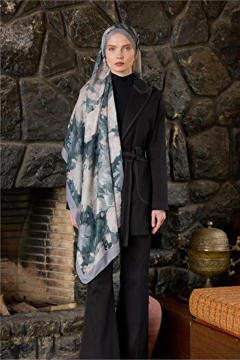 İpekhan Winter Bloom Soft Shawl 3069-10019
