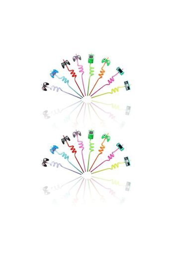 Generic Honwor® Game Controller Drinking Straws Set - 16 Pcs Gamer Birthday Party Supplies & Goodie Gifts f