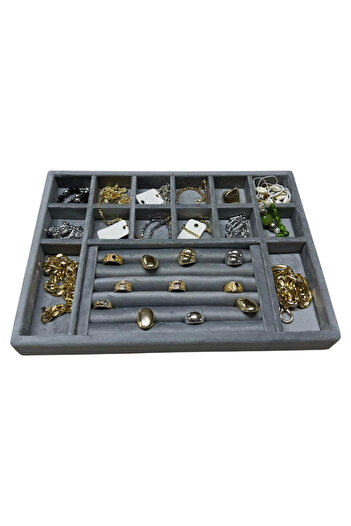 Moda fiesta Drawer Jewelry Organizer – Wooden Baby Face Finish Organizer 34×24×3