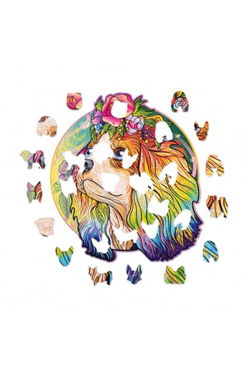 Wood Trick Puzzle 2D Lucky puppies: Bella, WT, wood, 110 pieces