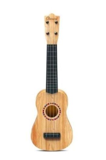 Jumbo Beige Classical Guitar with Plastic Strings 53 cm