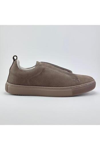 ALZA SHOES Genuine Nubuck Leather Men's Sneaker - Premium Quality - Lightweight and Comfortable