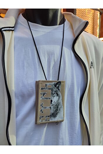 JANJAN Wallet, Sports Wallet, Neck-Hanging Wallet, Fabric Wallet, Button Wallet, Buttoned Wallet