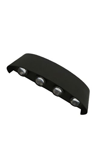 Klaus Led Wall Lamp Black Ip54 8X1W 3000K Alu. 187*70*46Mm, KE46423 (60)