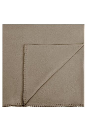 ELITECOMMERCEMARKET Double Fleece Blanket Grey 220x240cm