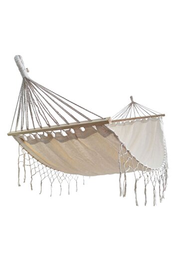Vervo.ro pentru minți curioase Hanging Hammock, Beige, 200×100 cm