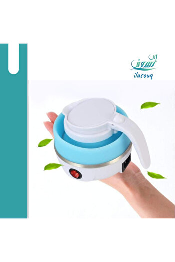 DLC Portable Small Electric Kettle - Foldable, Food-Safe Silicone