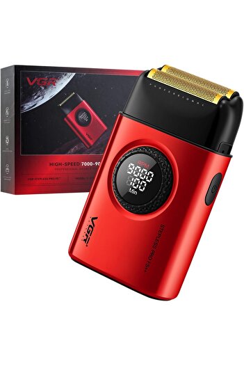 VGR 377 Foil Shaver for Men, Electric Razor for Shaving Face with Double Foil, 21-Speed 9000 RPM Mot