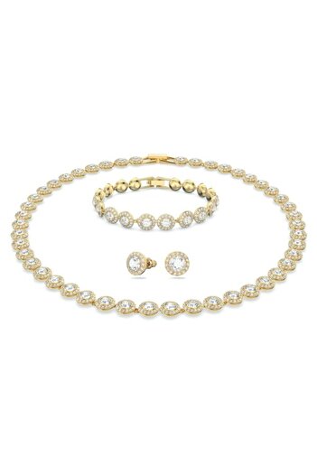 Briliance Angelic Crystal Gold Jewelry Set