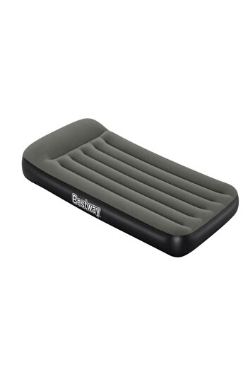 TSUMAB Bestway Single Inflatable Air Bed – Compact Flocked Mattress for Camping & Home Use