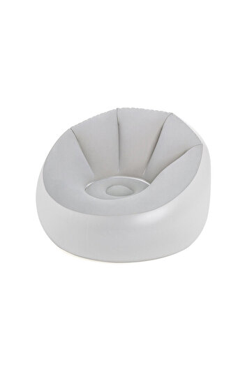 TSUMAB Bestway Inflatable Air Chair – Soft Flocked Lounge Seat for Home & Outdoor Relaxation