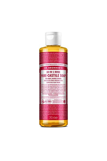Dr. Bronner´s 18-in-1 Castile Soap, Roses (Liquid) – 240 ml