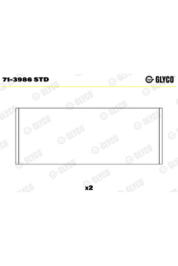 GLYCO Connecting rod bearings PEUGEOT 107 (PM_ PN_) 2005-2014