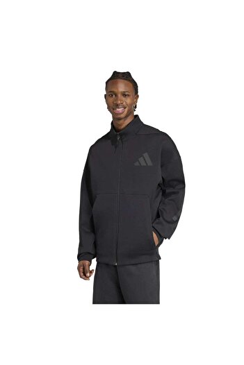 adidas Z.N.E. Men's Black Stand Collar Jacket