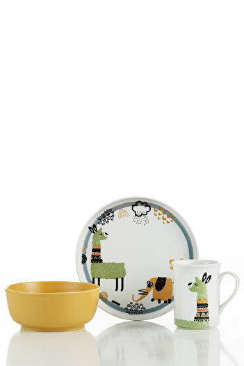 Kütahya Porselen Lami 3 Piece Baby Food Set