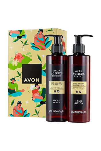 AVON Set 2xWashing Lotion/Cream, Avon, Essence, Bergamot/Green Tea