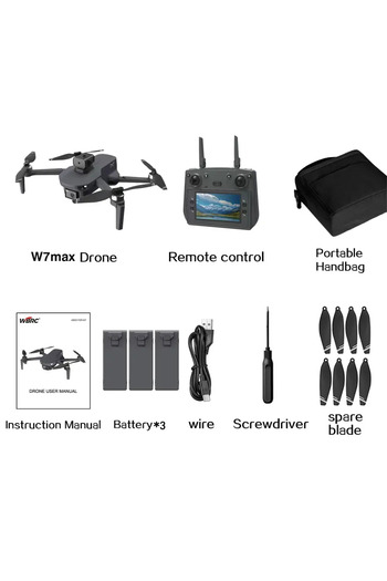 iKlassQeer W7 Drone with HD Camera, LED, 3D Mode and G-Sensor, Remote Control with Screen!