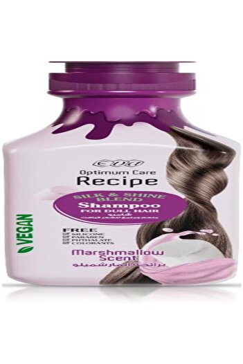 EVA Optimum Care Recipe Silk & Shine Blend Shampoo With Marshmallow For Dull Hair, 350 Ml