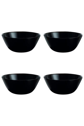 Vervo.ro pentru minți curioase Set of 4 bowls, 4 pieces, 2.9 l, Opal, Black