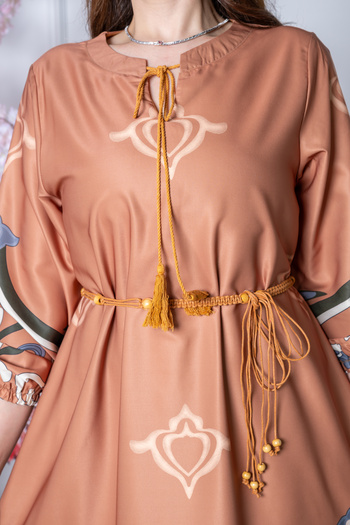 Ron Midi patterned jalabiya