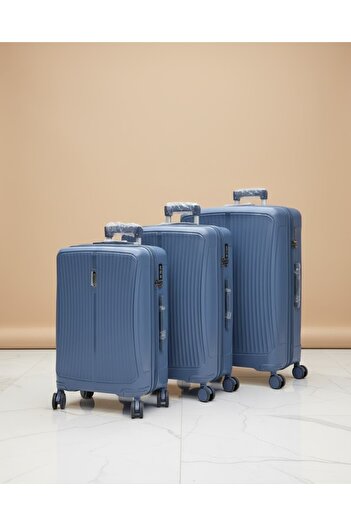 Generic 3-Piece Hardside Lightweight PP Luggage Set with 360° Spinner Wheels