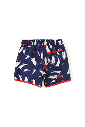 Polo Ralph Lauren Navy Blue Patterned Boy's Swimsuit