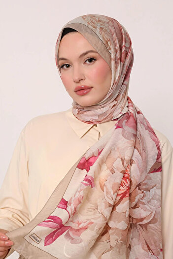 LuvenSara Flower Garden Pattern Special Design Summer Shawl