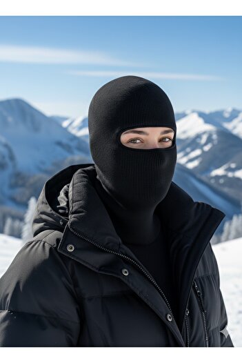 Katmirra Unisex Double Layer Knitted Balaclava
