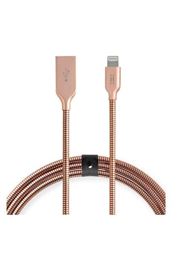 aiino - Helmet cable USB to Lightning USB 1 meter - rose