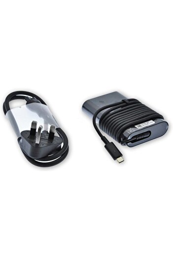 Dell Latitude 3400, 3500, 7200 2-In-1, 7300, 7400, 7400 2-In-1 65w USB-C Power Adapter Charger UK 45