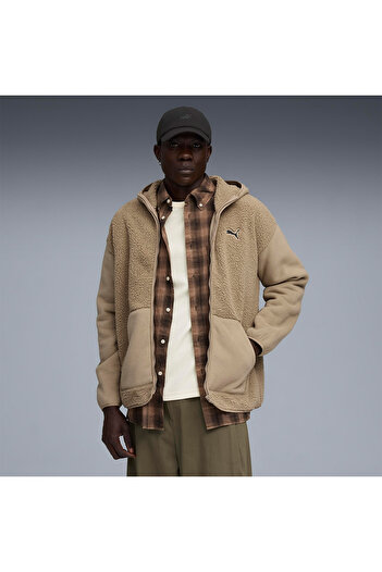 Puma Essentials Elevated Men's Beige Jacket