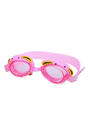 Softee Swimming Goggles, Kids, Crab Model, Pink
