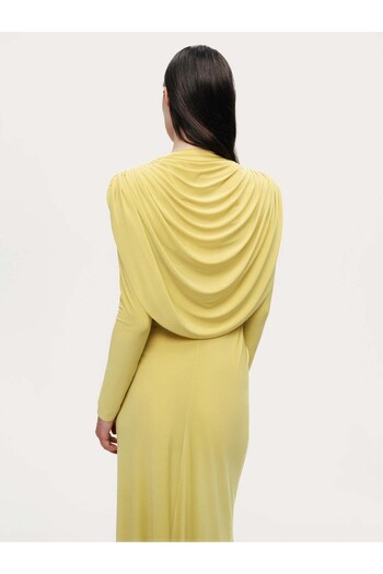 Nocturne Bolero Detaylı Drapeli Maxi Elbise