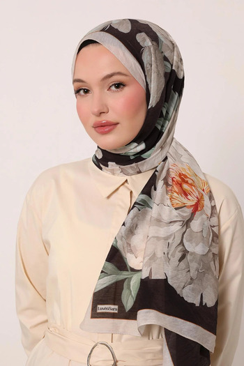 LuvenSara Flower Garden Pattern Special Design Summer Shawl