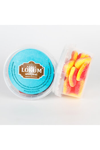 Lokum Atölyesi Peach Flavored Soft Candy (Heart Shaped) 120 g