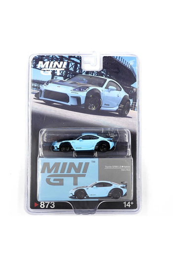 mini gt 1/64 Toyota Gr86 lb Nation Baby Blue - Blister Pack Mgt00873-Bl