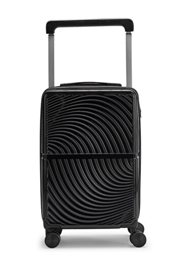 LİMRA Modern 20-inch polycarbonate cabin suitcase in black