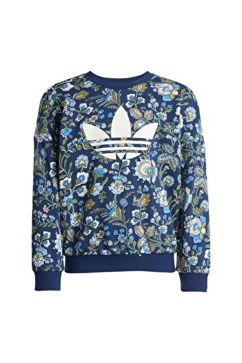 adidas Παιδική μπλε αθλητική φόρμα CREW LEG SET JV7804