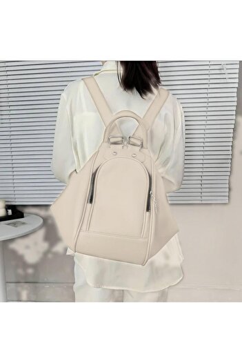 Shu Mhu Multi-Purpose Soft Leather Backpack Shoulder Bag