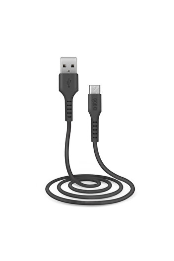 Other Kabel przewód USB-A - Micro-USB 1m - czarny